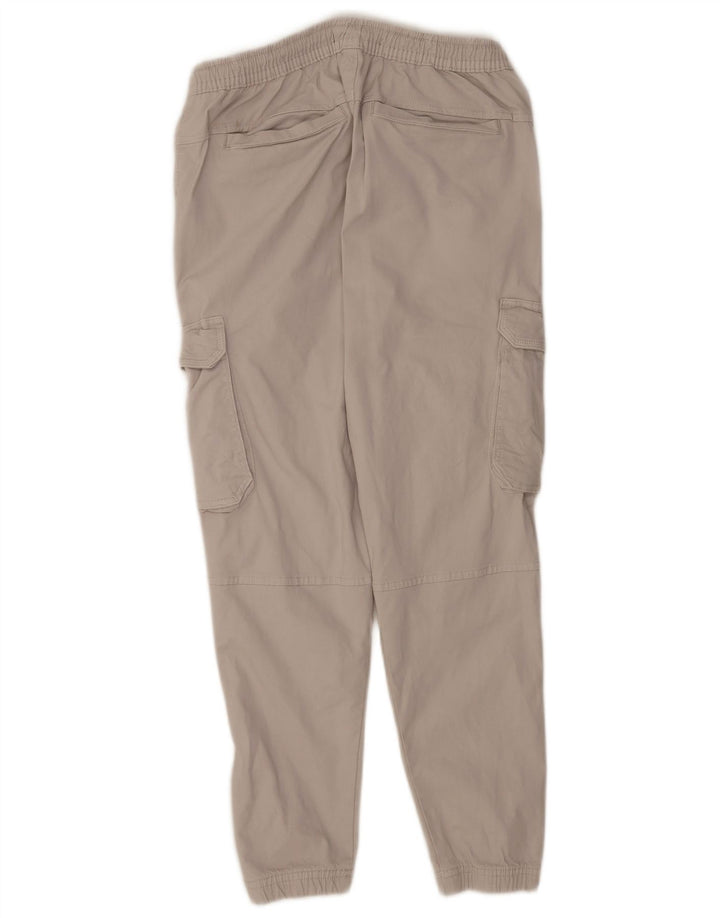 Zara Mens Joggers Cargo Trousers Medium W31 L28 Grey Cotton