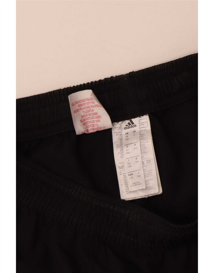Adidas Boys Climalite Sport Shorts 13-14 Years Black Polyester