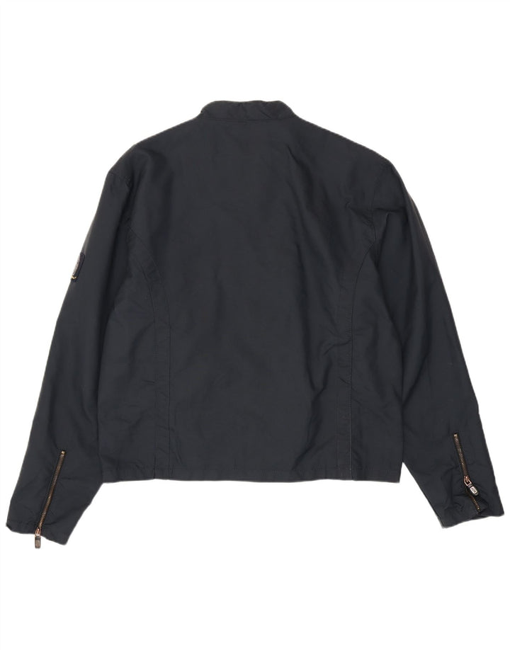 Refrigue Veste Bomber Homme UK 44 2XL Bleu Marine Colorblock Nylon