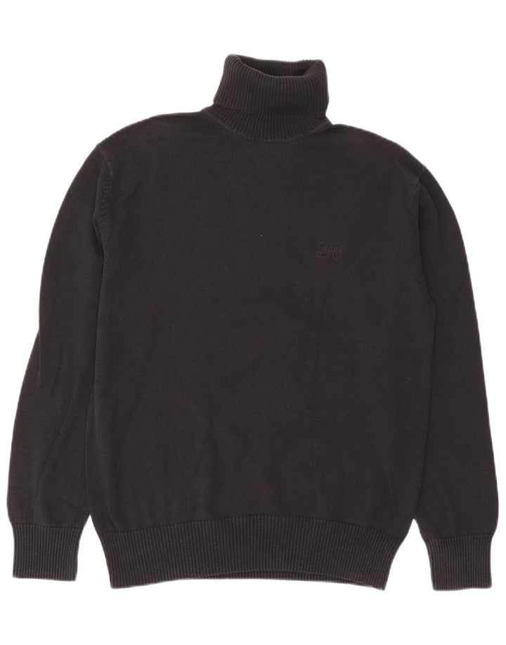 Esprit Herre Rullehalstrøje Sweater Medium Grå Bomuld