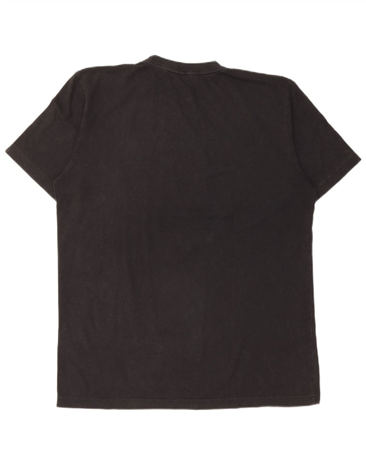 Hugo Boss Hommes T-Shirt Top Large Noir Coton