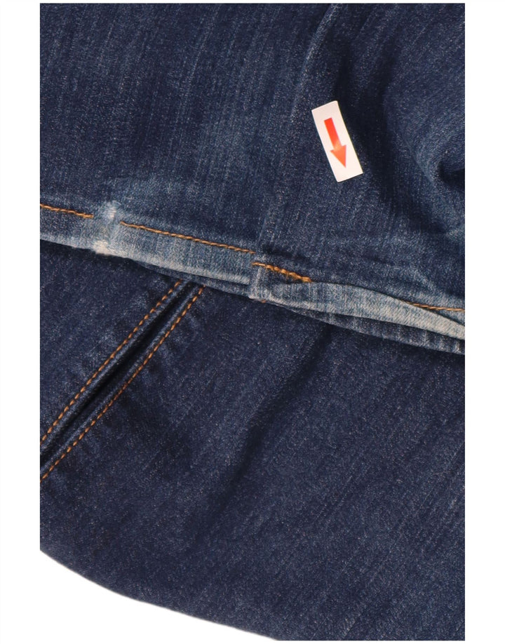 Levi's Mens 501 Straight Jeans W38 L32 Navy Blue Cotton