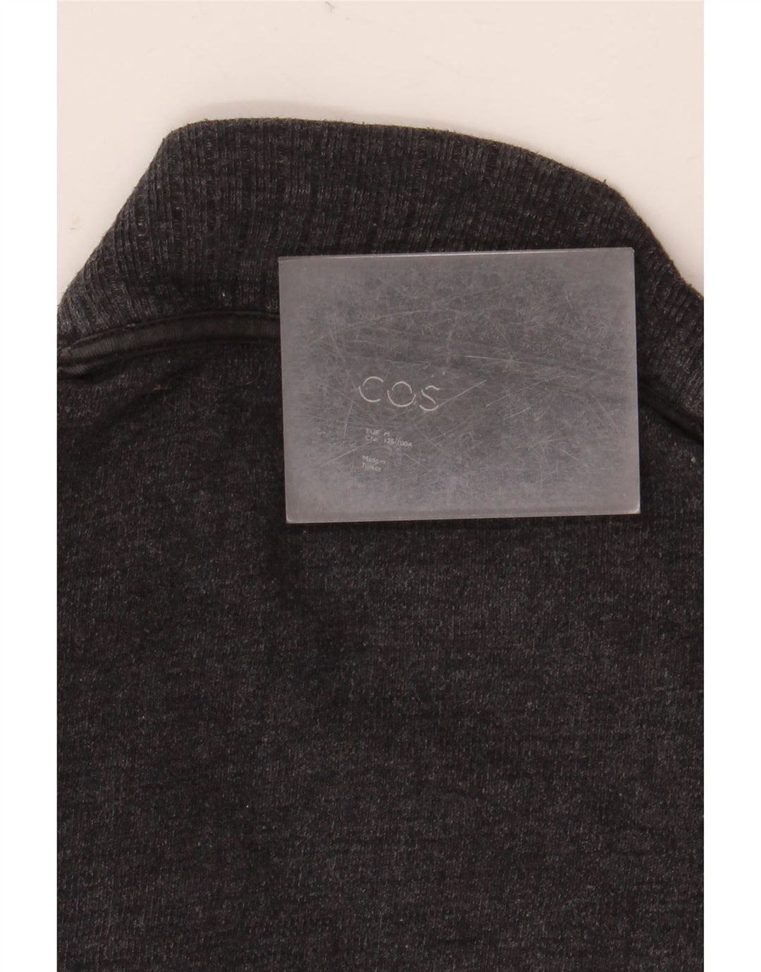 COS Womens Oversized T-Shirt Top UK 14 Medium Grey