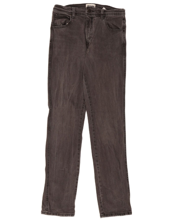 Wrangler Mens Texas Slim Jeans W32 L34 Grey Cotton