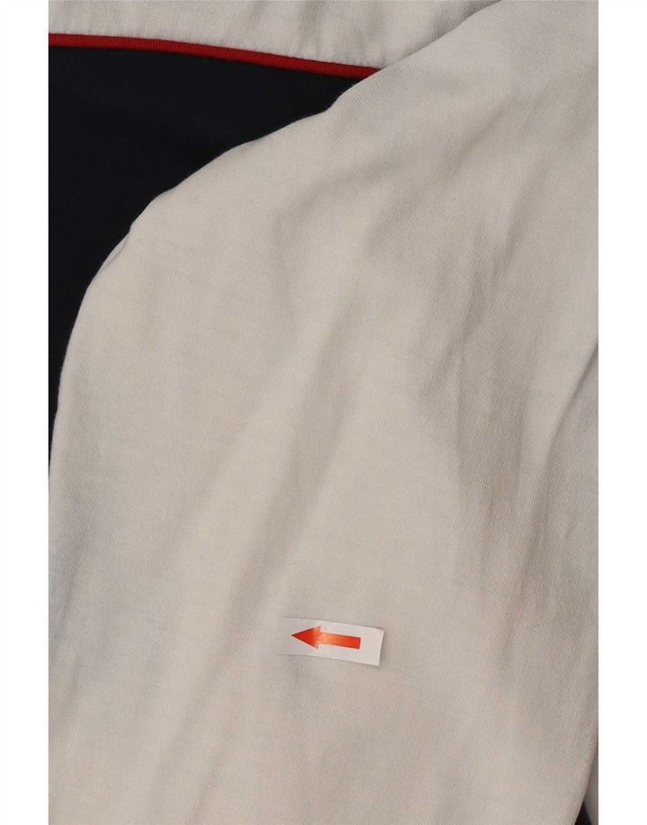 Hugo Boss Mens Tracksuit Top Jacket Large White Colourblock