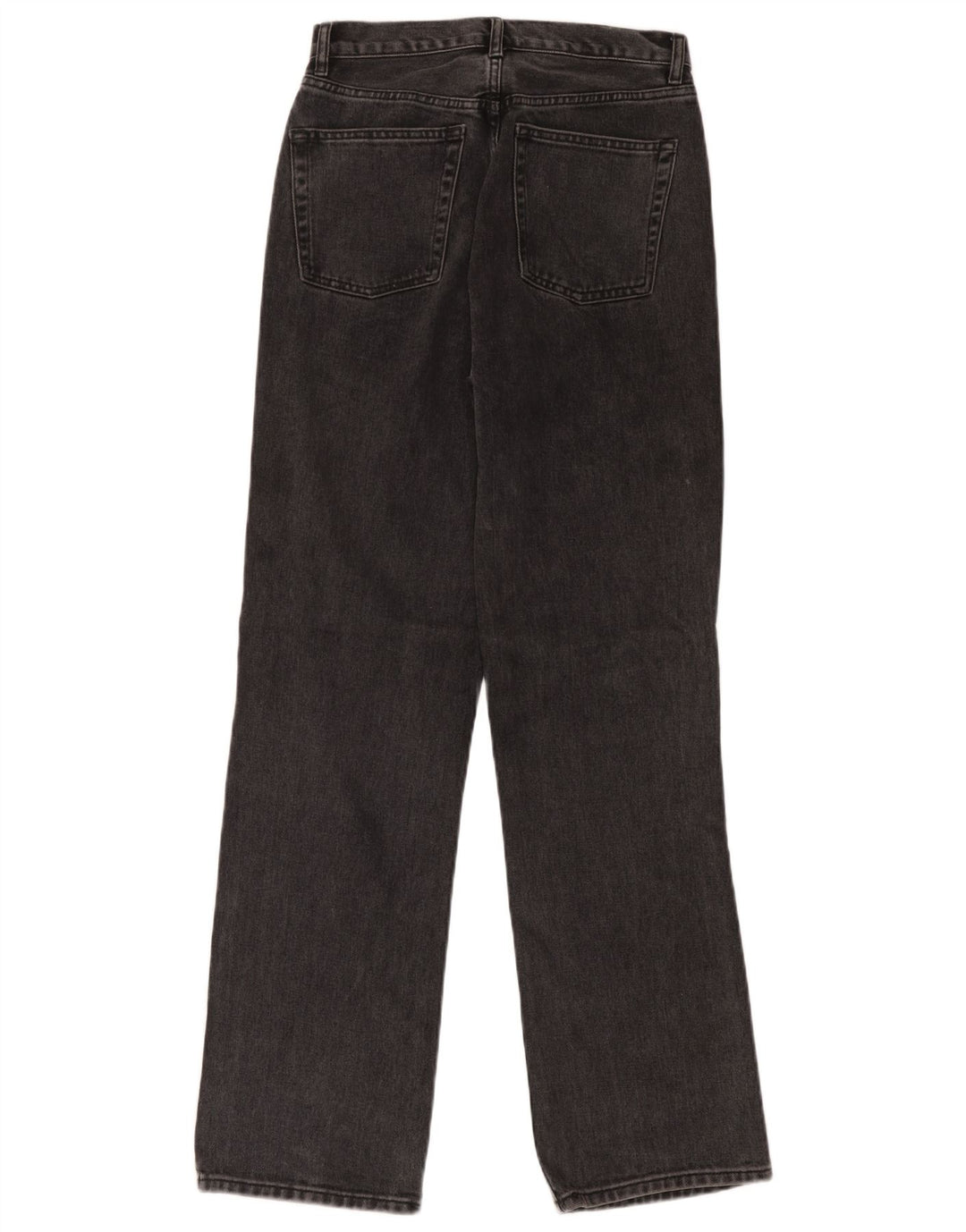 Topshop Damen Straight Jeans W28 L32 Graue Baumwolle