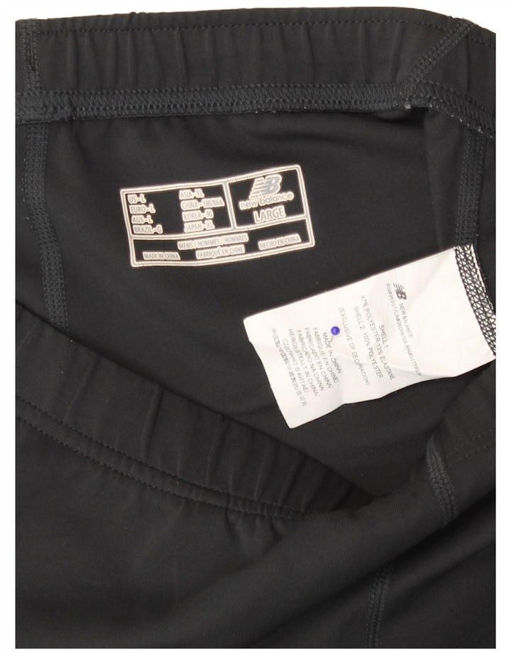 New Balance Dame Leggings UK 14 Large Black Polyester