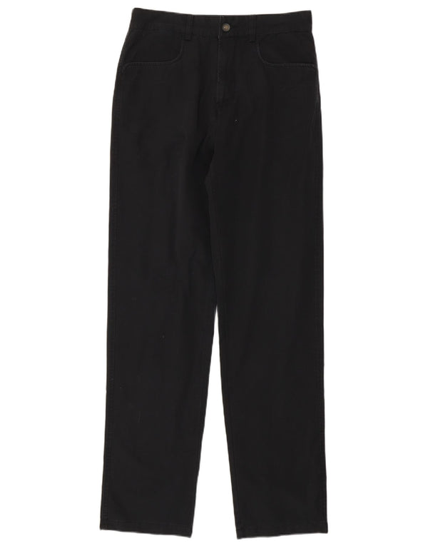 Rifle Herren Khakis Straight Chino Hose W31 L34 Schwarze Baumwolle