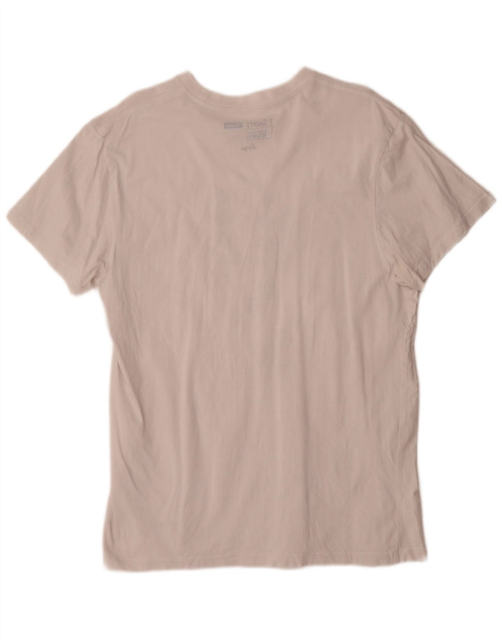 Vans T-shirt graphique ajusté sur mesure pour hommes, grand coton blanc