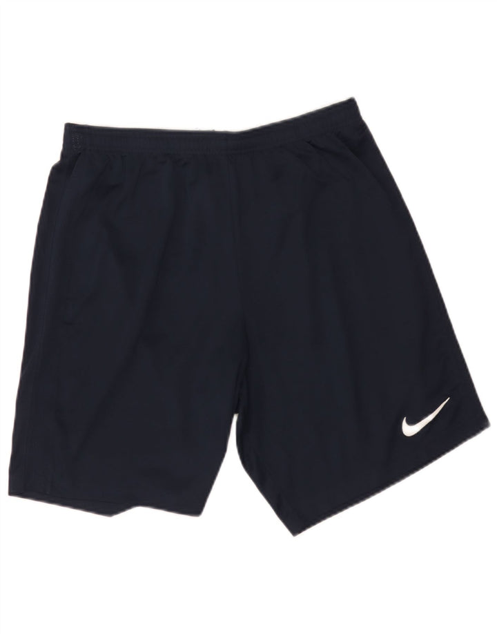 Nike Mens Dri Fit Sport Shorts Large Navy Blue Polyester
