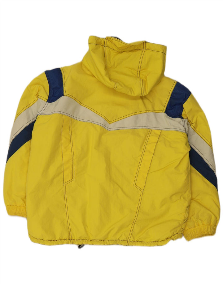 Colmar Skijakke med hætte til mænd US 42 Large Yellow Colourblock