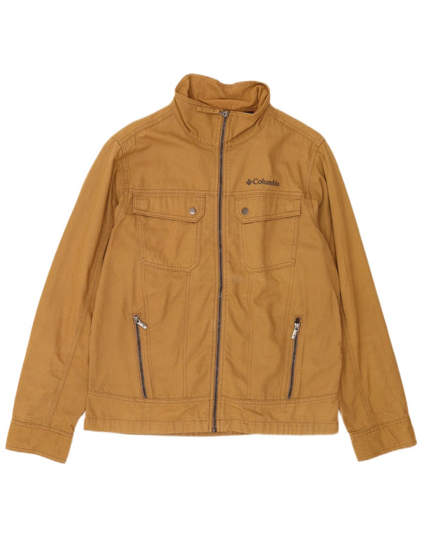 Columbia Chaqueta utilitaria para hombre UK 38 Algodón beige medio