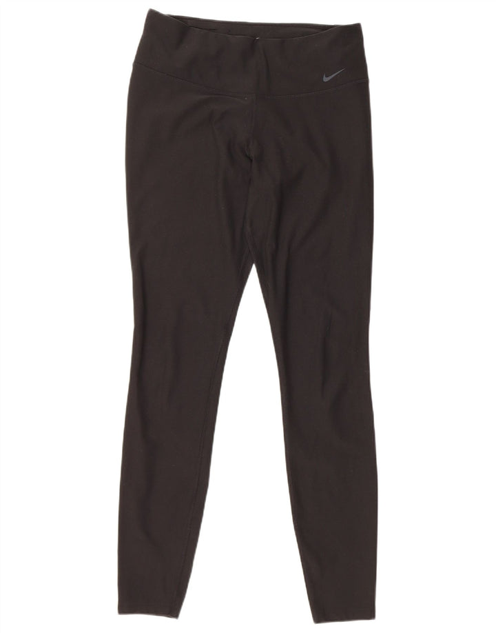 Leggings Dri Fit NIKE pentru femei UK 14 Poliester mediu negru