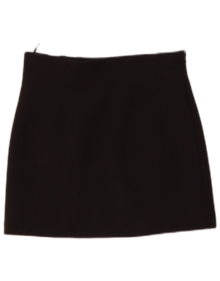 Zara Womens Mini Skirt Medium W28 Black Polyester