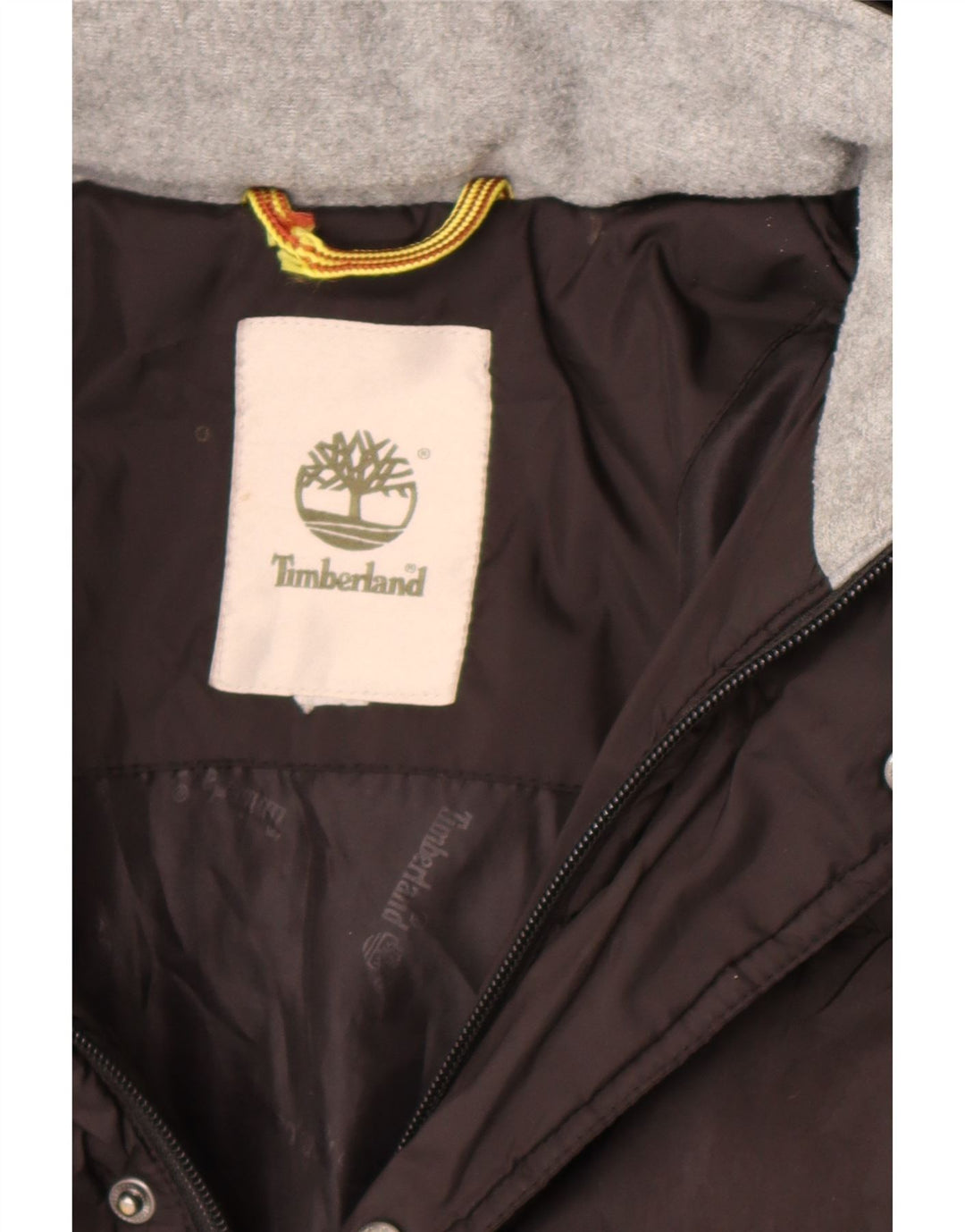 Jachetă căptușită cu glugă TIMBERLAND pentru băieți 10-11 ani maro
