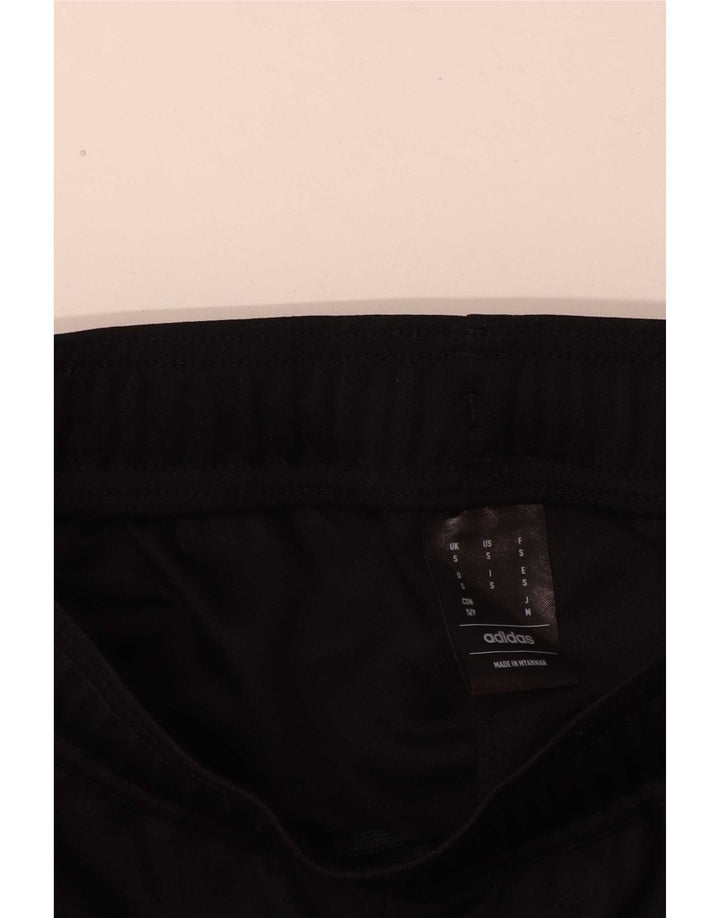 Adidas Mens Aeroready Tracksuit Trousers Small Black Polyester