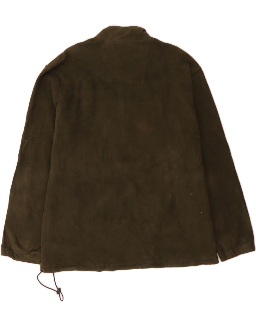 IZOD Mens Fleece Jacket UK 42 XL Khaki Polyester Vintage Izod and Second-Hand Izod from Messina Hembry 