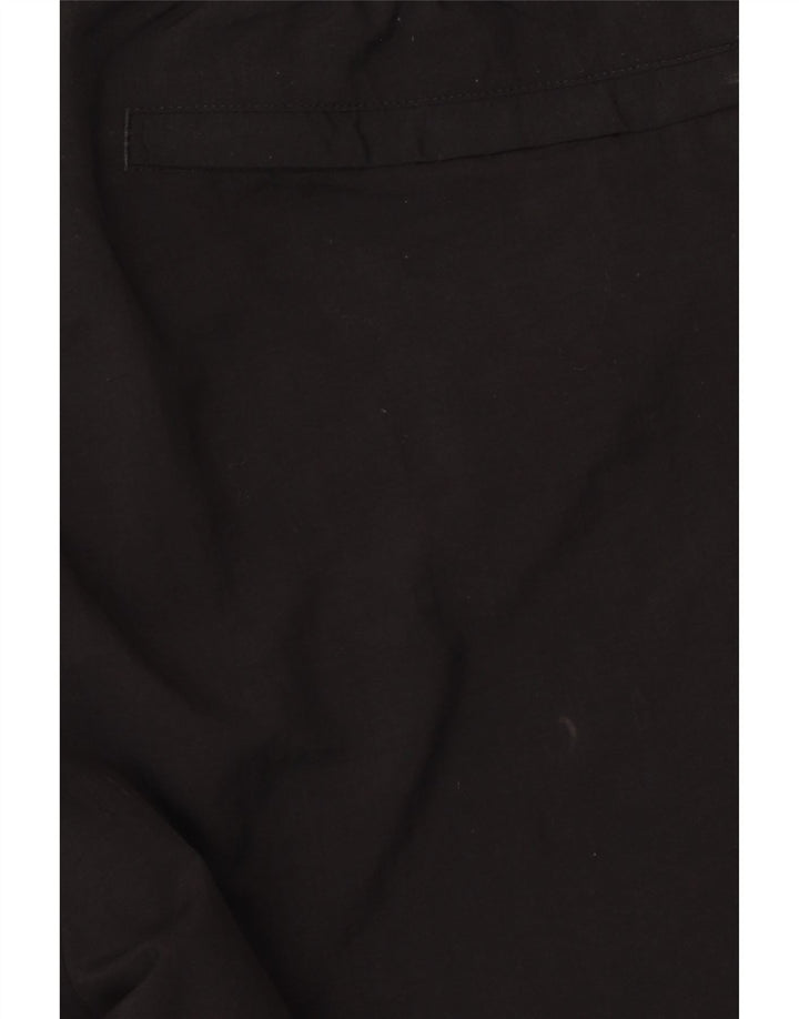 Reebok Mens Tracksuit Trousers Joggers XL  Black Colourblock Polyester