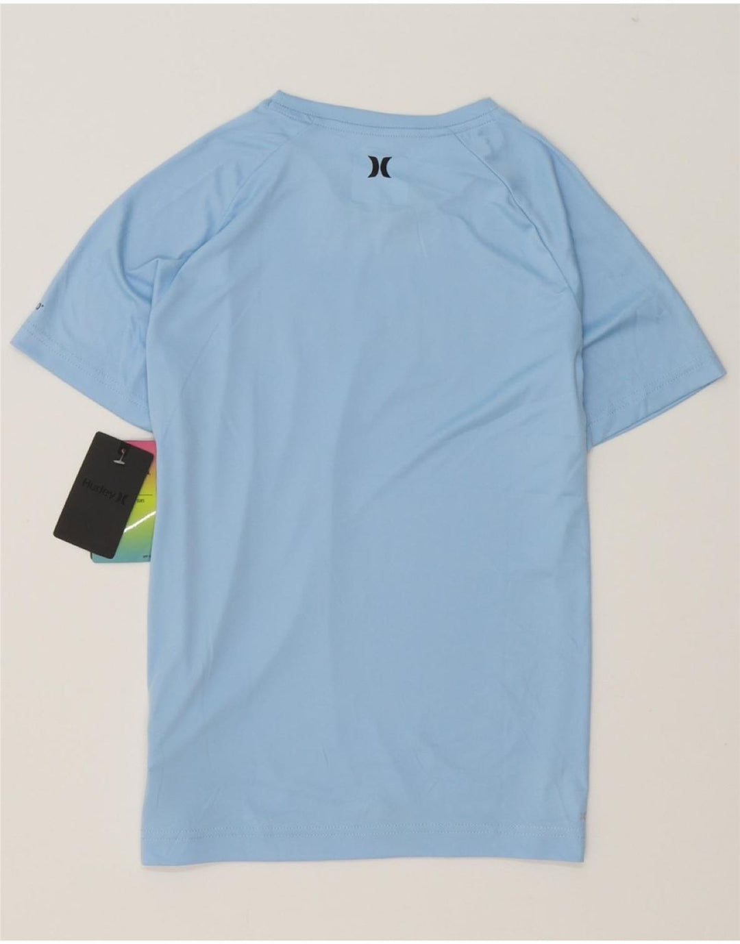 HURLEY Boys Graphic T-Shirt Top 10-11 Years Medium Blue Polyester Vintage Hurley and Second-Hand Hurley from Messina Hembry 
