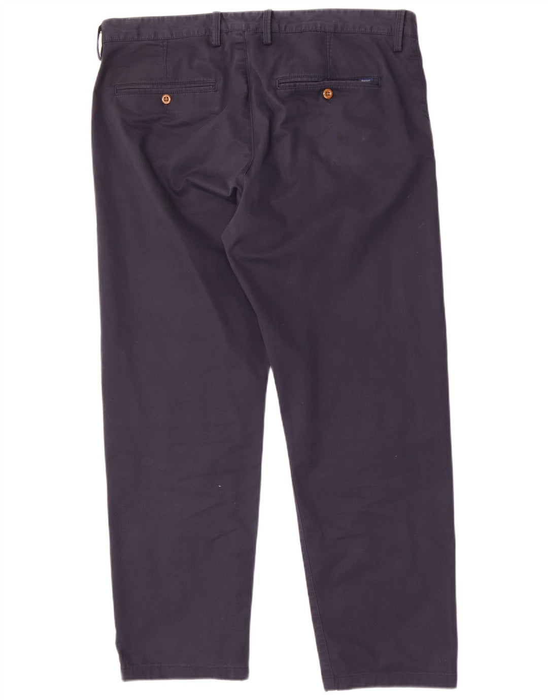 Pantaloni chino regolari da uomo Gant W38 L30 cotone blu navy