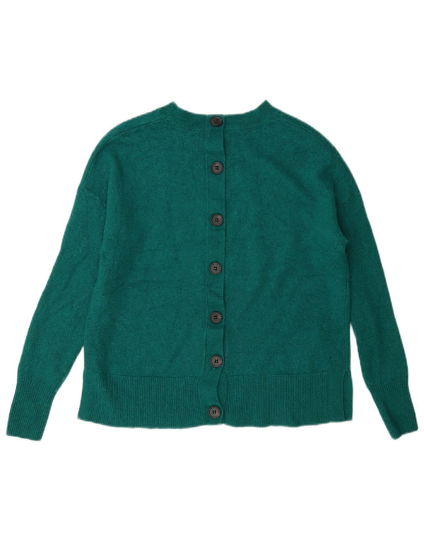 Hobbs Pull surdimensionné à col rond pour femme UK 6 XS en laine verte