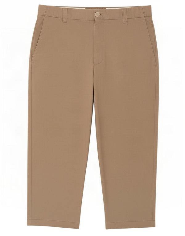 Pantaloni Capri pentru bărbați Zara EU 42 Large W32 L21 Bej Bumbac
