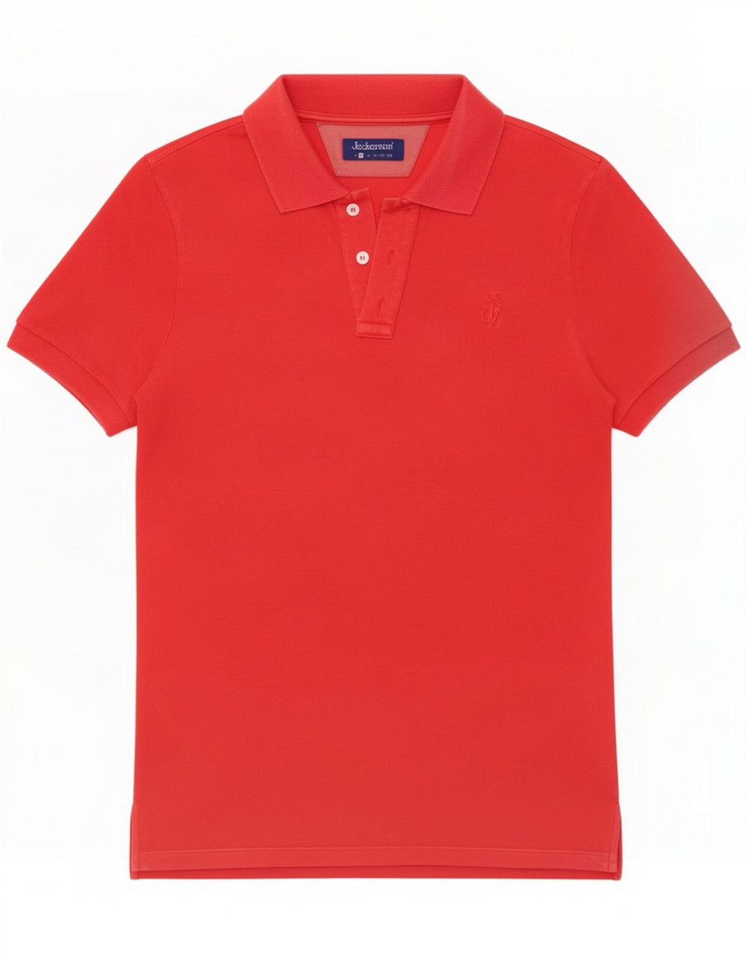 Polo Jeckerson pour homme en coton rouge moyen