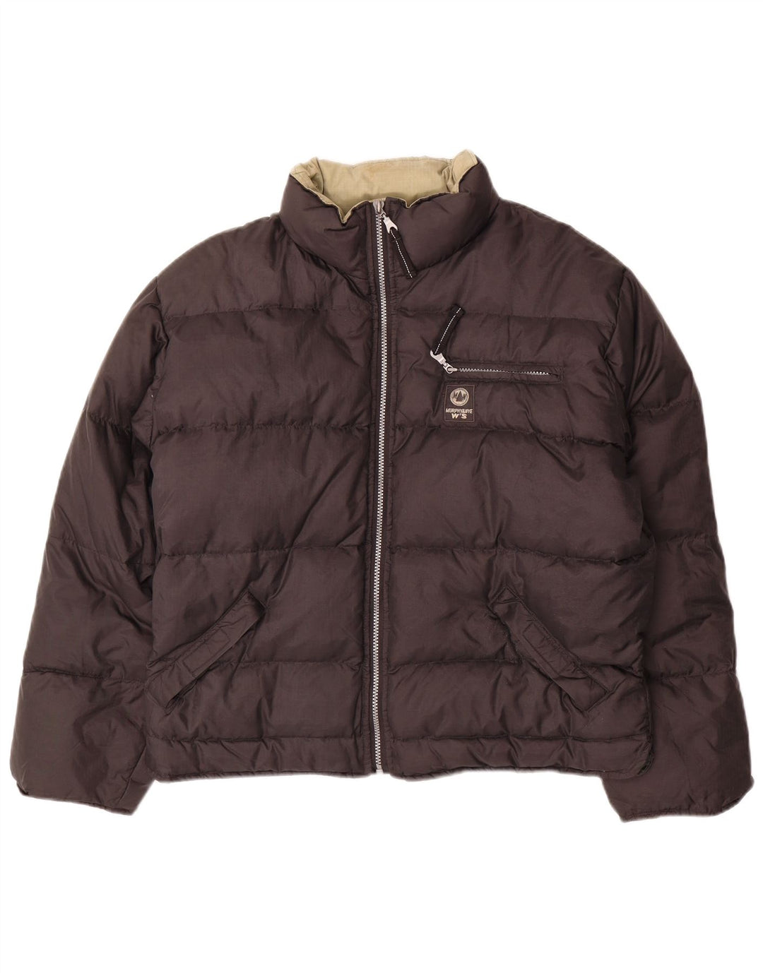 MURPHY & NYE Mens Oversized Padded Jacket UK 36 Small Black Polyamide