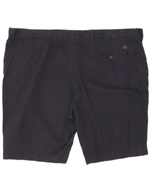 Marks & Spencer Herre Regular Fit Chino Shorts W48 4XL Marineblå Bomuld