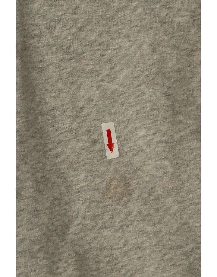 Superdry Womens Oversized Sweatshirt Jumper UK 16 Large  Grey Cotton