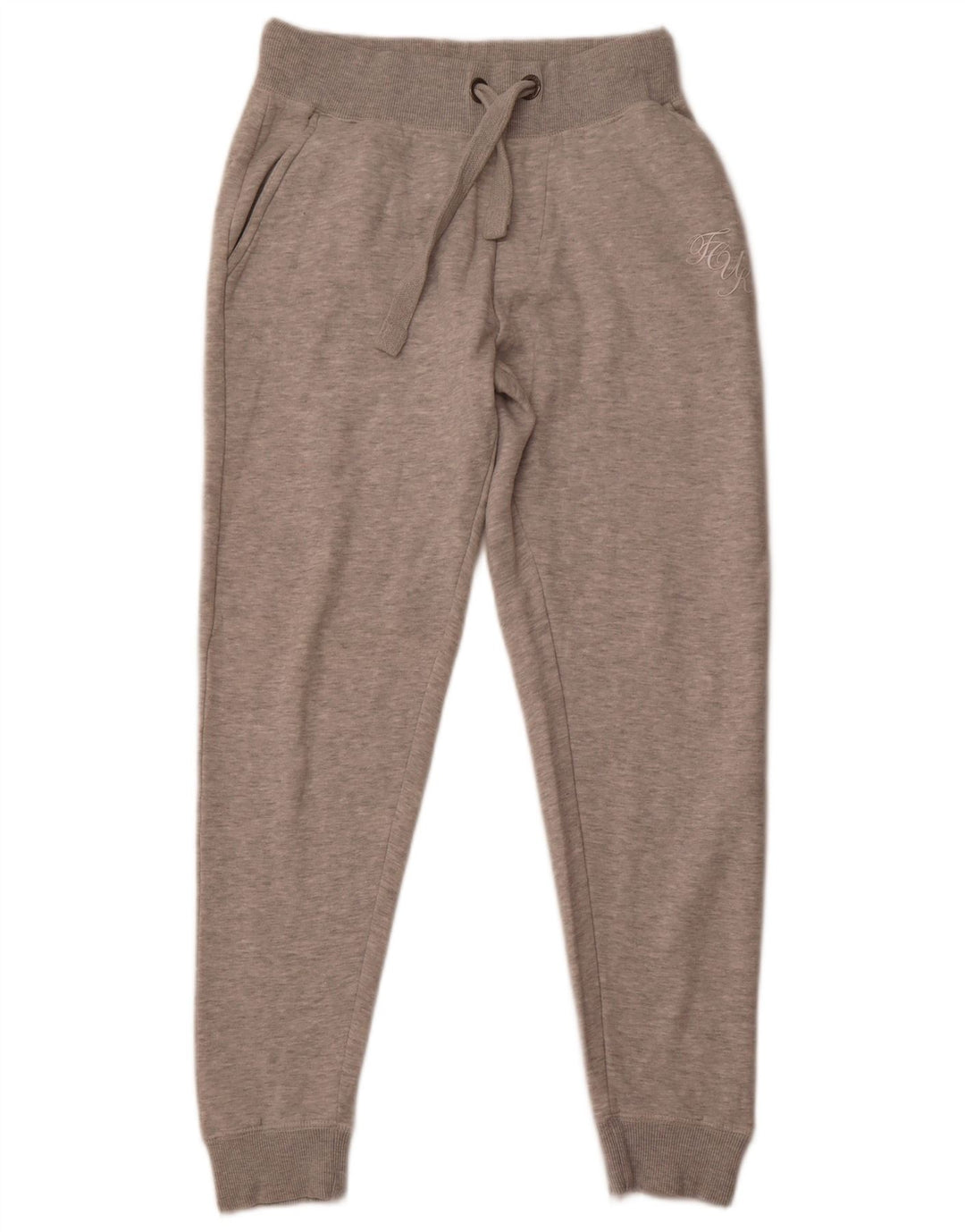 FRENCH CONNECTION Womens Tracksuit Trousers Joggers UK 12 Medium  Grey
