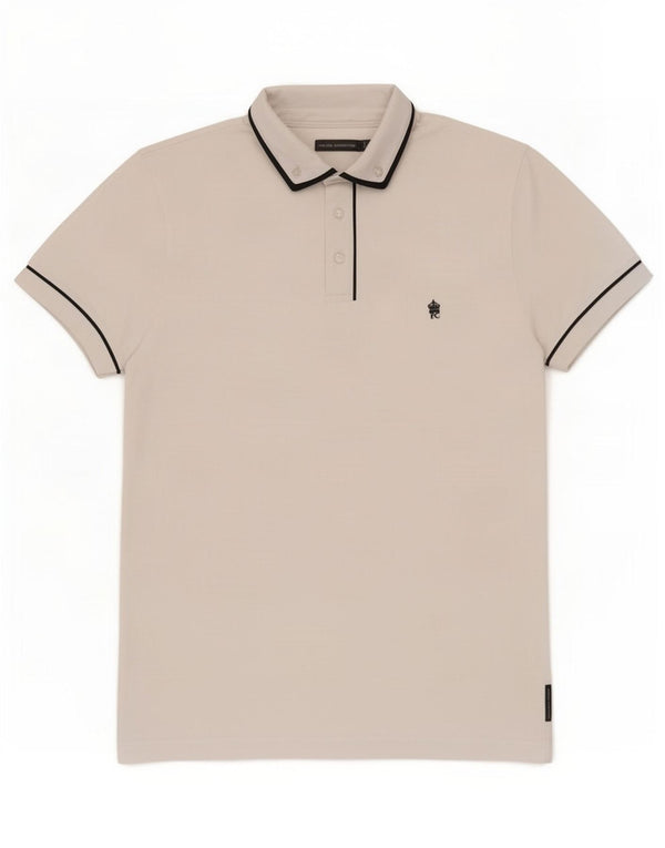French Connection Herre poloshirt Stor hvid bomuld