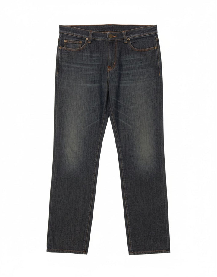 Iceberg Womens Slim Jeans W32 L32 Navy Blue Cotton