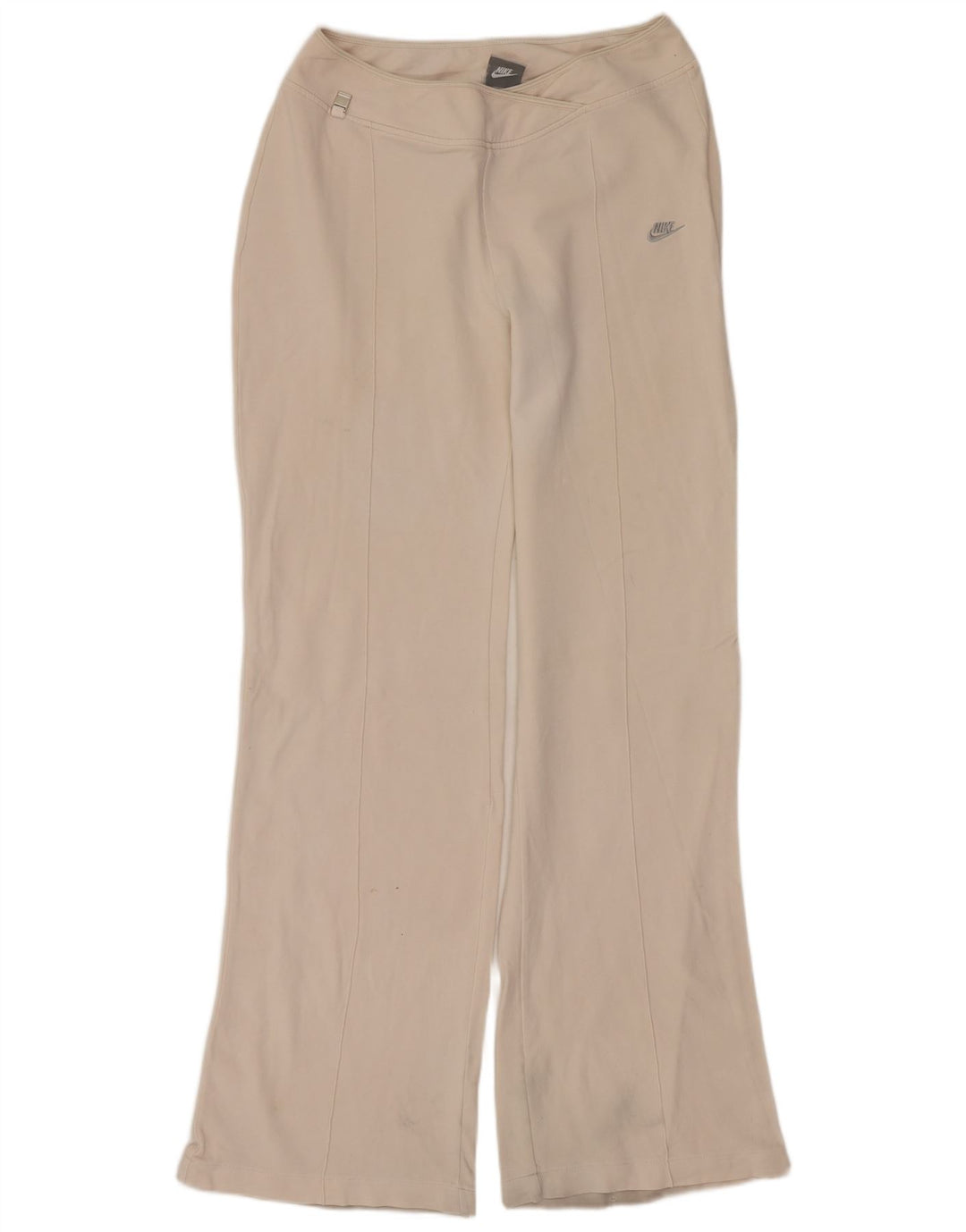 Nike Womens Tracksuit Trousers UK 10/12 Medium Beige