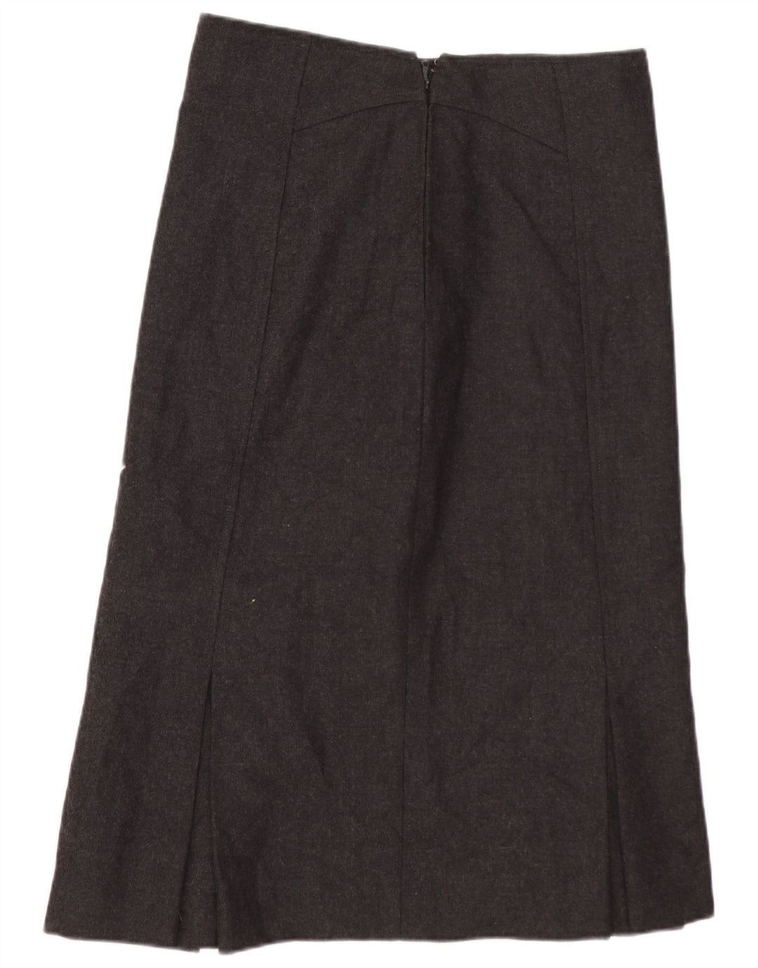 Vintage Womens A-Line Skirt IT 44 Medium W28 Grey Wool