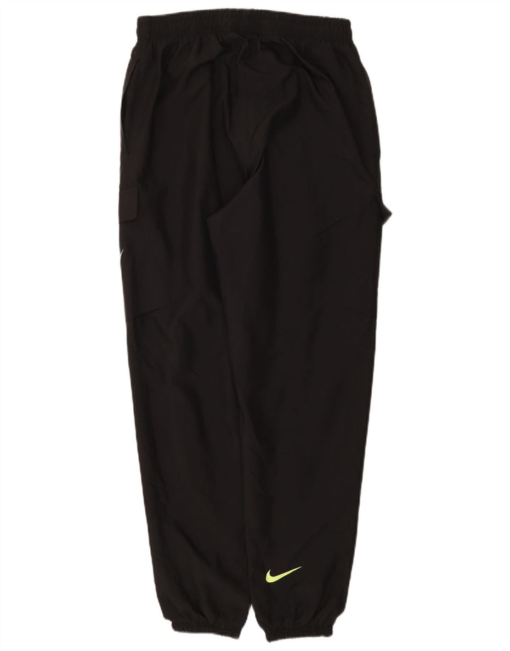 Nike Pantalon de survêtement cargo graphique pour hommes Pantalon de jogging Large Noir Polyester