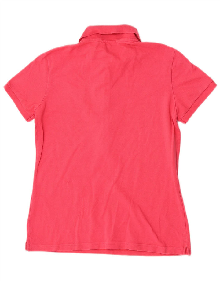 Lacoste Womens Polo Shirt Size 40 Medium Pink Cotton