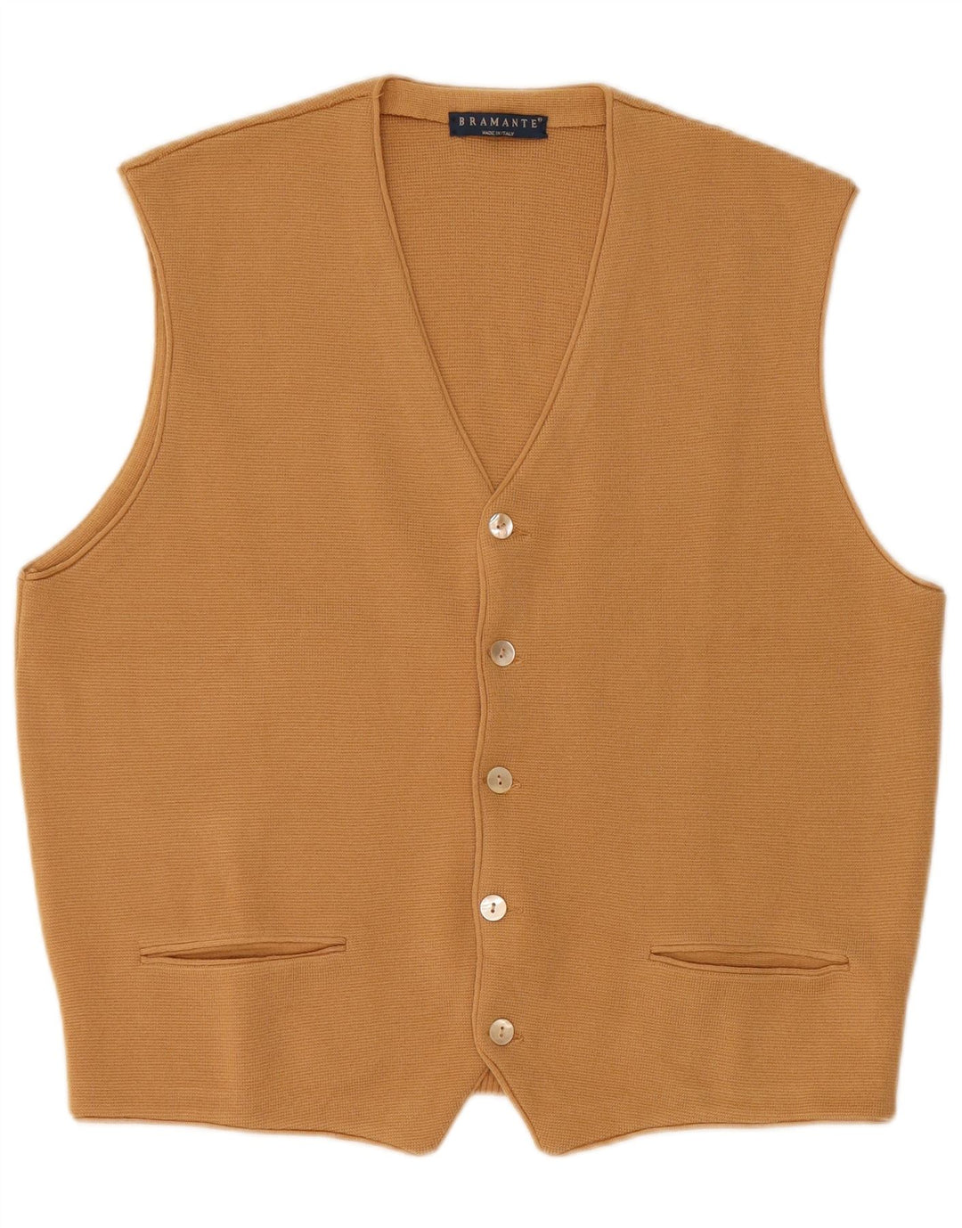Bramante Herrenweste mittelbeige Wolle