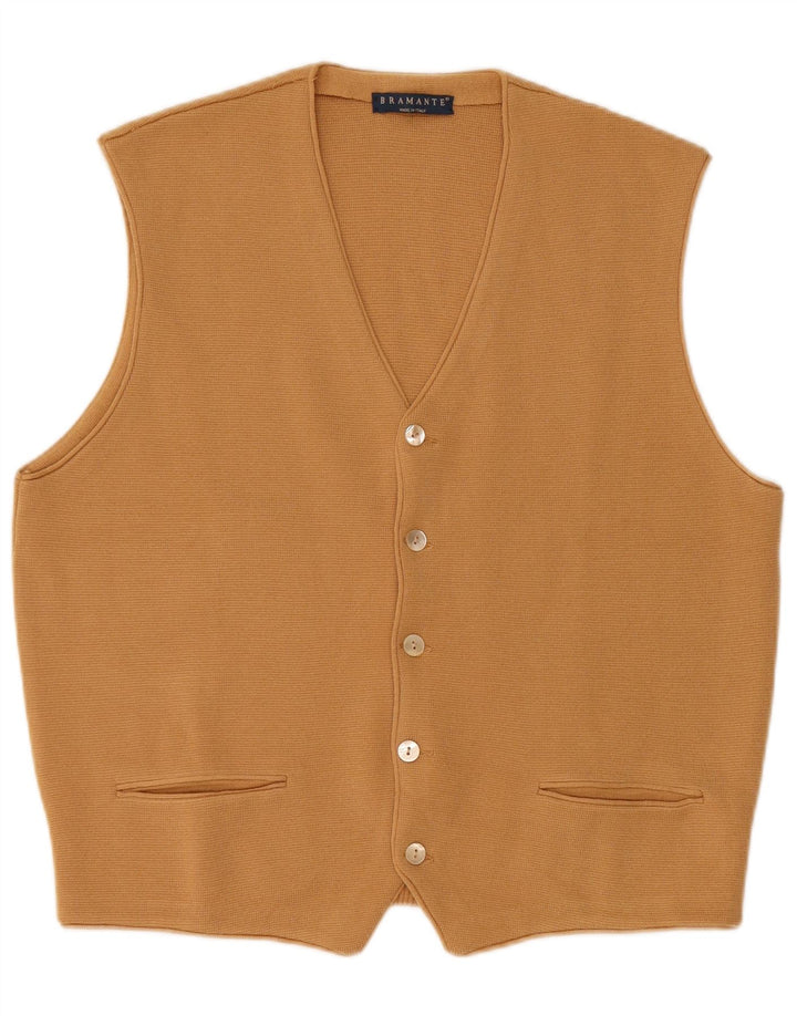 Bramante Herrenweste mittelbeige Wolle