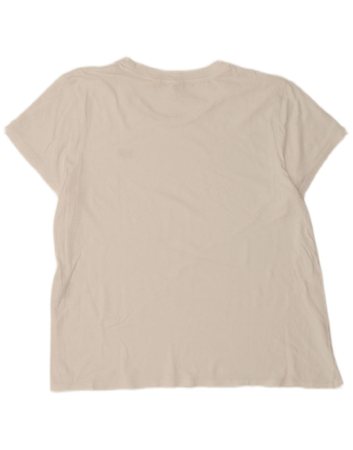 Levi's Womens T-Shirt Top UK 18 XL White