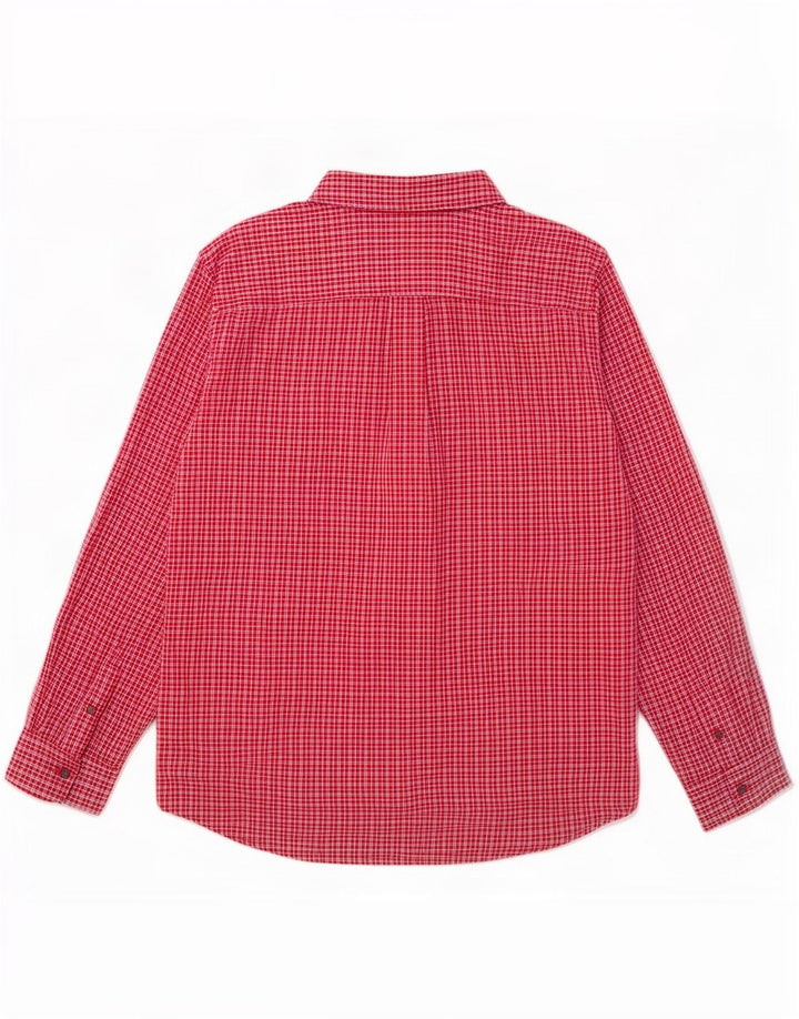 Chaps Chemise Homme XL Rouge Carreaux Coton