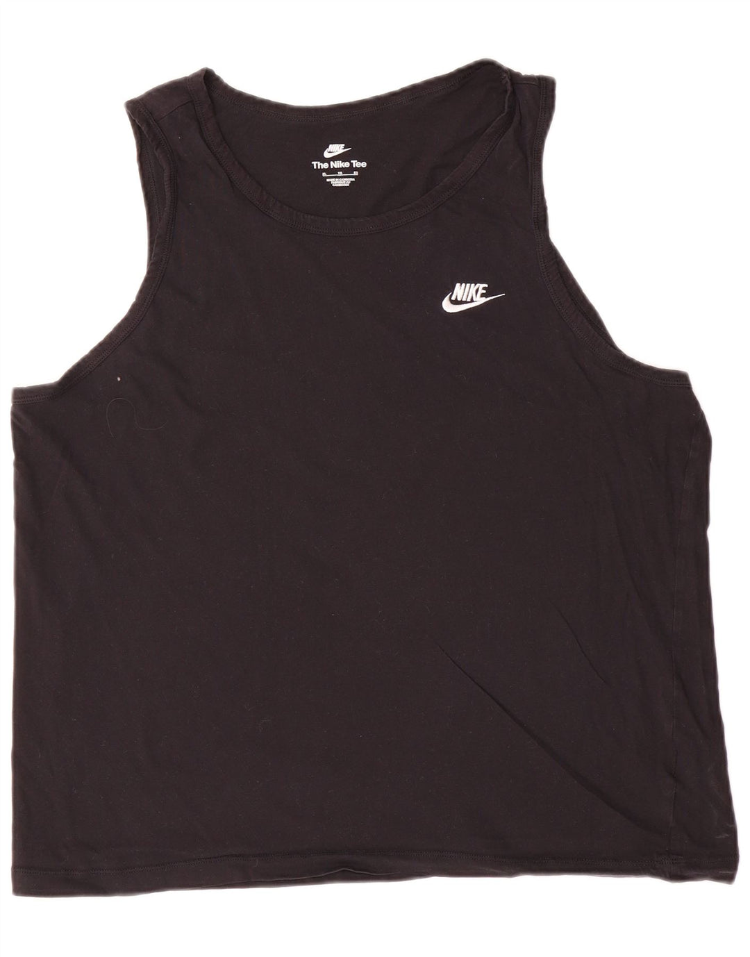 Nike Homme Débardeur XL Noir Coton