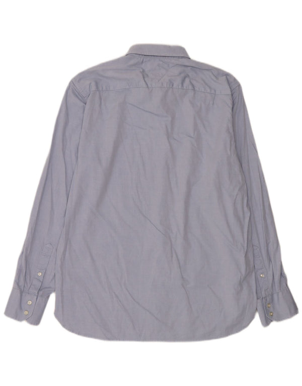 Tommy Hilfiger Mens Shirt Large Blue Cotton