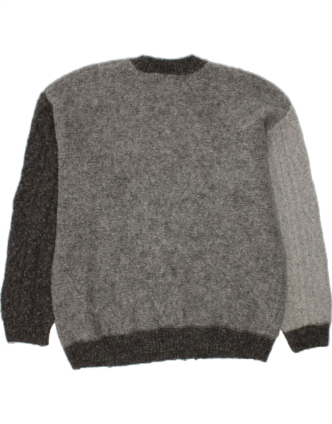 ZARA Boys Crew Neck Jumper Sweater 11-12 Years Grey Colourblock Polyester Vintage Zara and Second-Hand Zara from Messina Hembry 