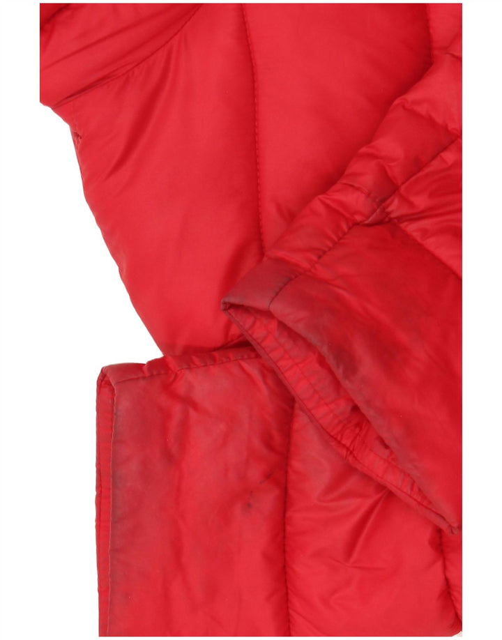 Barbour Herre polstret jakke UK 8 Lille rød polyamid