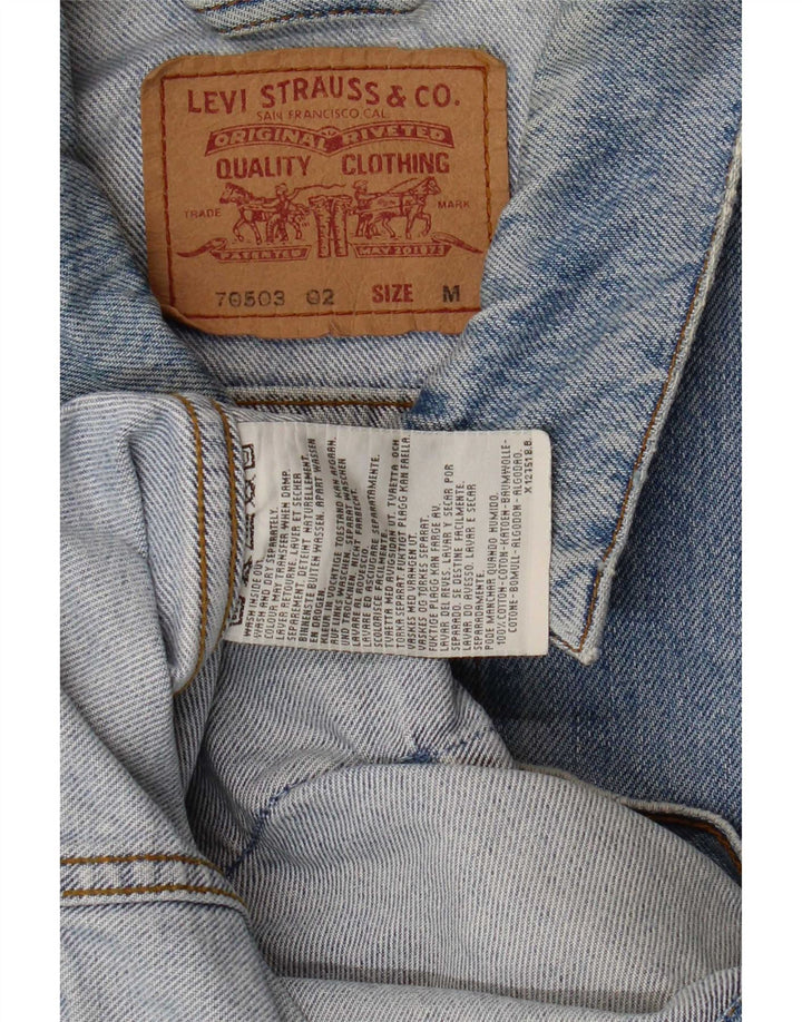 Levi's Mens 70503 Denim Jacket UK 38 Medium Blue Cotton