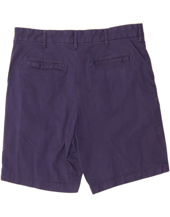 IZOD Mens Chino Shorts W34 Large  Navy Blue Cotton Vintage Izod and Second-Hand Izod from Messina Hembry 