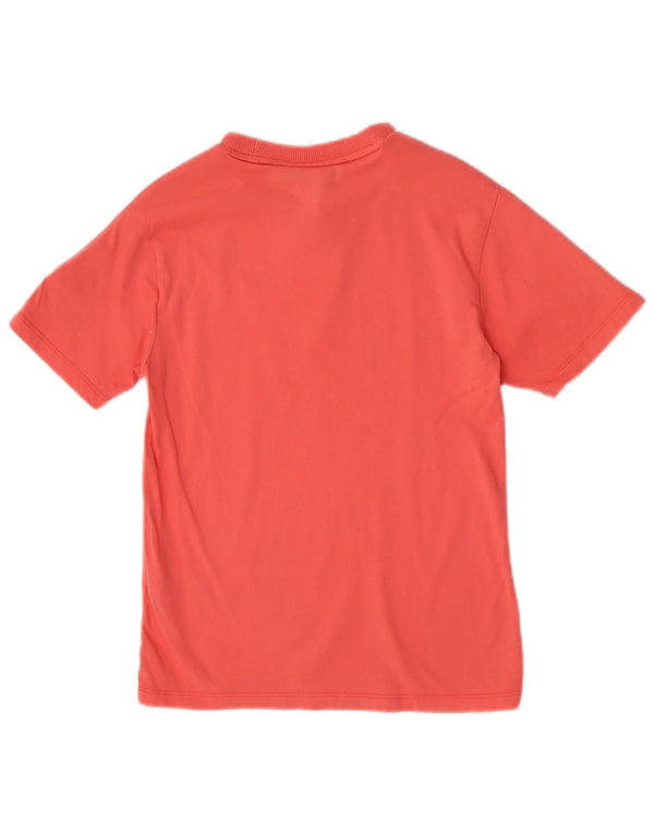Adidas Womens Graphic T-Shirt Top UK 6 Small Pink Cotton