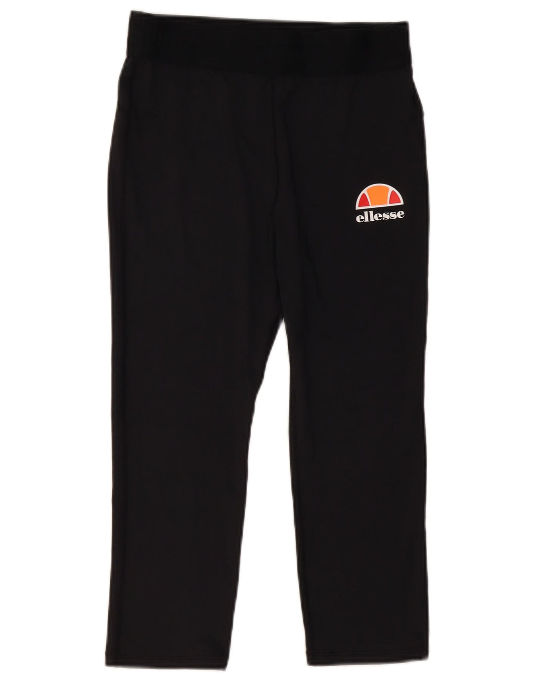Ellesse Damen Capri-Leggings UK 12 Medium Schwarz Polyester