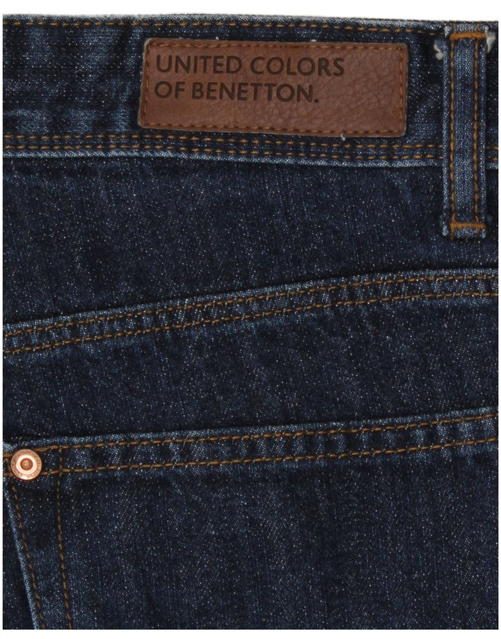 Benetton Mens Straight Jeans W32 L29 Blue